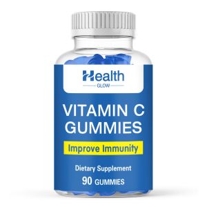 Health Glow Vitamin C Immune System Booster Gummies 90ct For Elderly