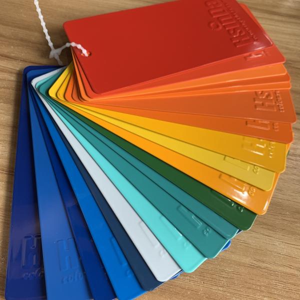 High Gloss RAL K7 Color Polyester Powder Coating with 60-80um Thickness and 10 Minutes Cure Time for Metal Surface