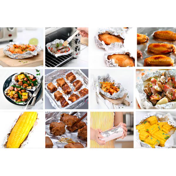 Анти- толщина алюминиевой фольги 0.025mm корозии 8011 для ширины использования в качестве еды 60mm