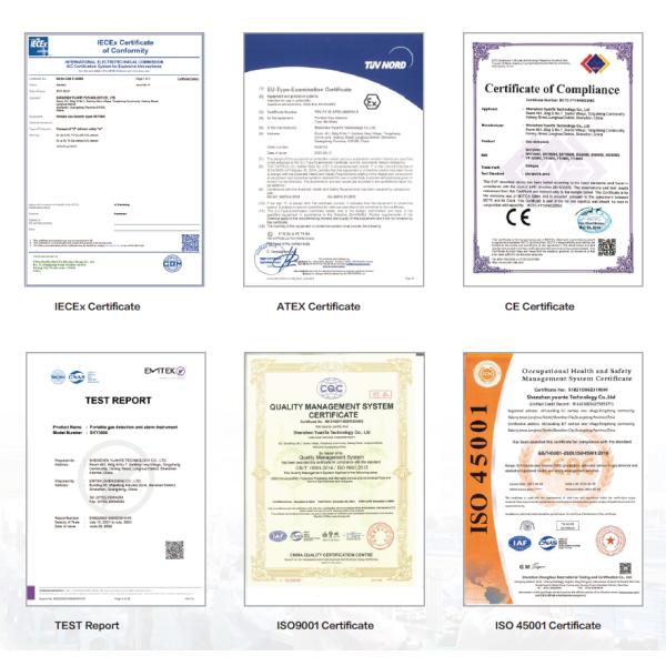 Фиксированный 4 в 1 детектор газа LEL/CO/H2S/O2 Lora Беспроводная сигнализация передачи