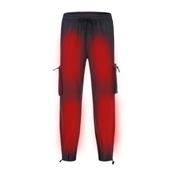 Pantalon de vêtements chauffant électrique en molleton de graphène lavable à 65