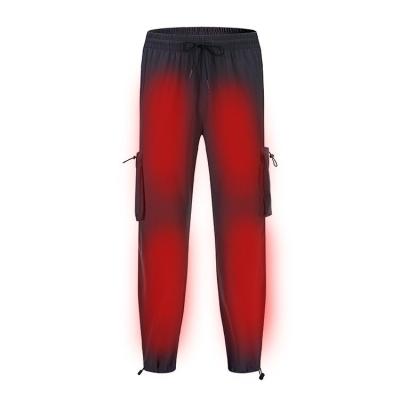 Calças de roupas de lã de grafeno elétrica aquecidas laváveis ​​65 graus para homens e mulheres
