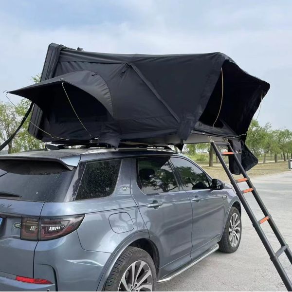 4x4 Off-Road Waterproof Aluminum HardShell SUV Rooftop Tent for Camping Car 4-Person Outdoor Roof Top with Ladder Accessory Sale
