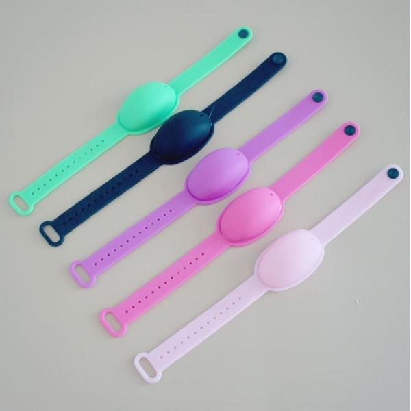 Children's Silicone Portable Liquid Hand Sanitizer Wristband Dispenser GW 0.25KG/PCS