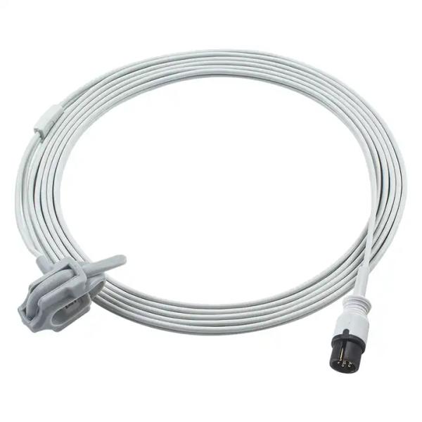 Anke 6 pin Reusable SpO2 Sensor ASC-553 ACS-553A AAMI 6Pin Connetor Adult Soft tip SpO2 Probe