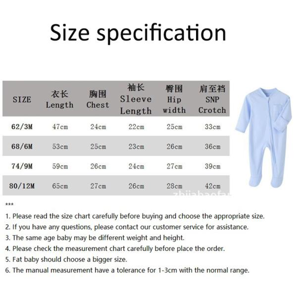 Good Quality Custom 100% Organic Cotton Baby Footie zipper Onesie Jumpsuit Low Price Baby Rompers