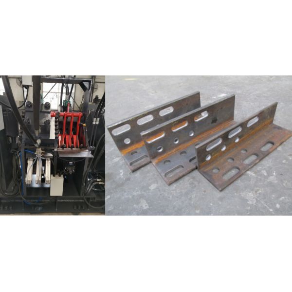25x6.5x2.5m Overall Dimension CNC Punching Marking Cutting Machine Single Blade Cutting Mode