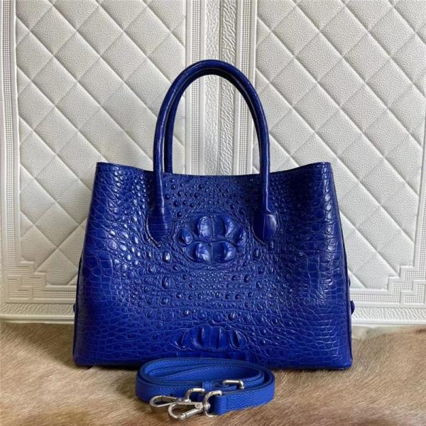 Exotic Crocodile Skin Women Totes Purse Authentic Alligator Leather Lady Large Shoulder Bag Female Working Handbag