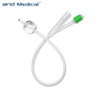 Consumíveis para Cateteres Médicos  Cateter de Foley Revestido de Silicone de 2 Vias e 3 Vias para Animais Fornecedor Atacadista