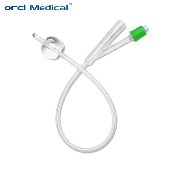 Medical Catheter Consumables  2 Way 3 Way Silicone Coated Foley Catheter For Animals Wholesale Supplier