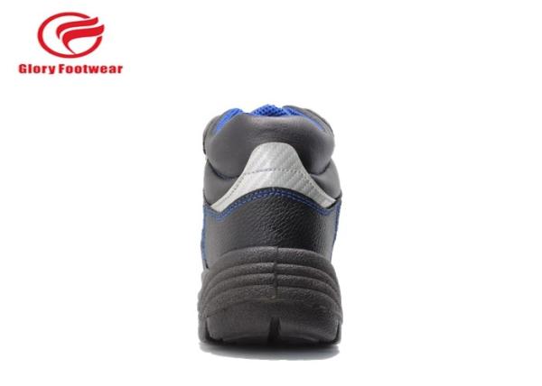 200J Steel Toe Work Shoes Anti Smashing , Waterproof Black Steel Toe Sneakers