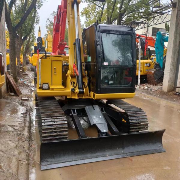 Mini Excavadora CAT 307D Usada Excavadora Hidráulica Pequena Excavadora de Lagarta Excavadora de 7 toneladas Em bom estado Construção Excavadora barata
