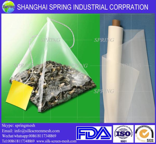 90 micron nylon or polyester tea bag filter mesh disc/filter bags