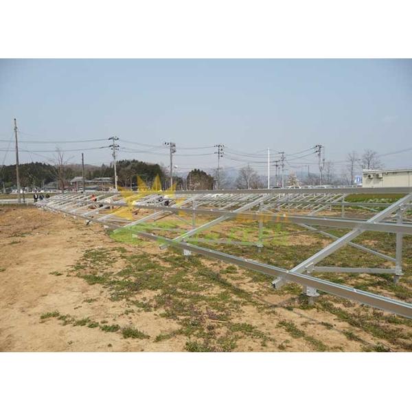 Pole Mount 1200mm~4500mm span Solar Panel Mounting Rack 12 Years