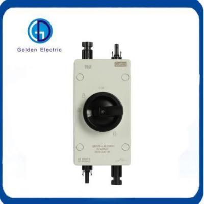 1000V DC Solar Panel Isolator Upside Input Wiring With 2 Pairs Mc4 Connectors