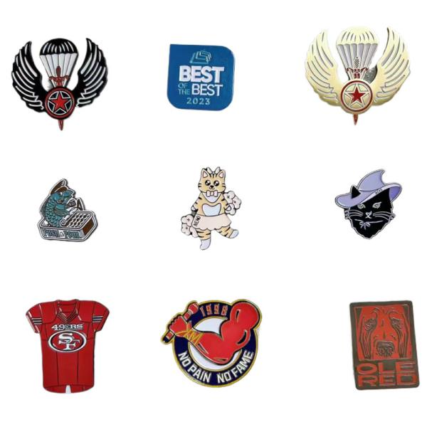 Custom Hard Enamel Lapel Pins with Custom Logo for Corporate Branding