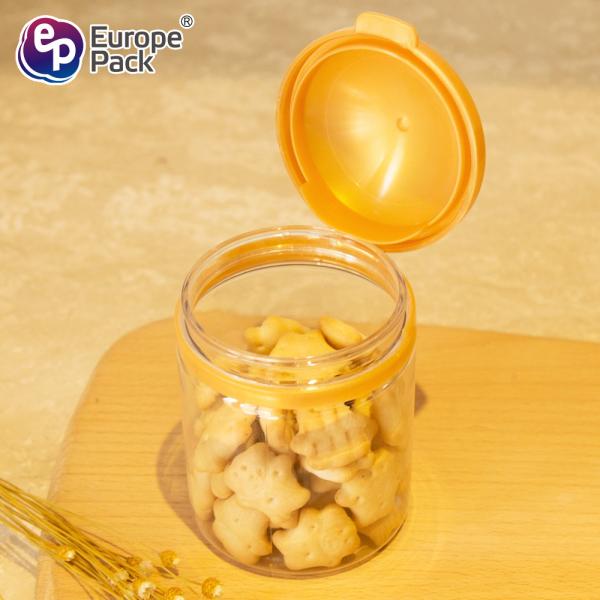Best seller high quality medium durable plastic jars wholesale with handle