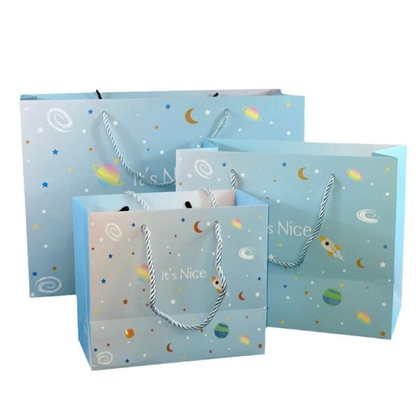 Cartoon Gift Bag Packaging Bag Graduation Gift Bag Portable Clothing Store Portable Packaging Bag