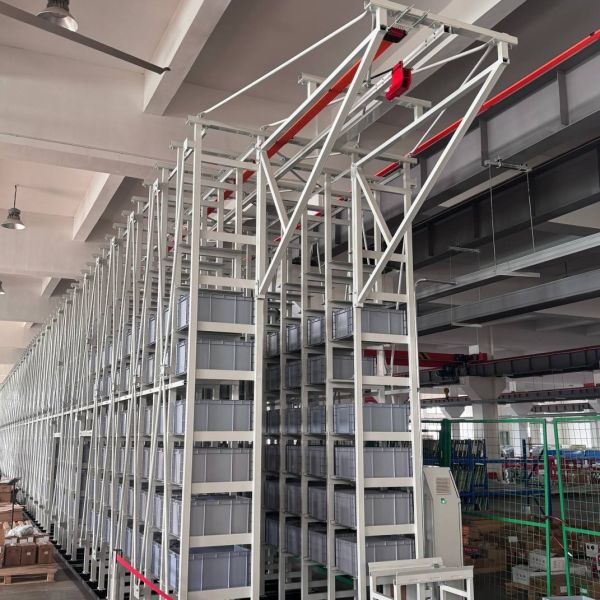 WMS/WCS Integrated High Efficiency Bin Stacker Crane For Smart Warehouse Systems