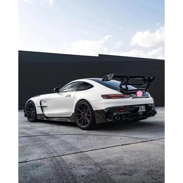 Pièces automobiles pour Mercedes AMG GT GTC GTS Body Kit AMG GT Série noire améliorée Style avant et arrière pare-chocs Spoiler Hood Body Kit