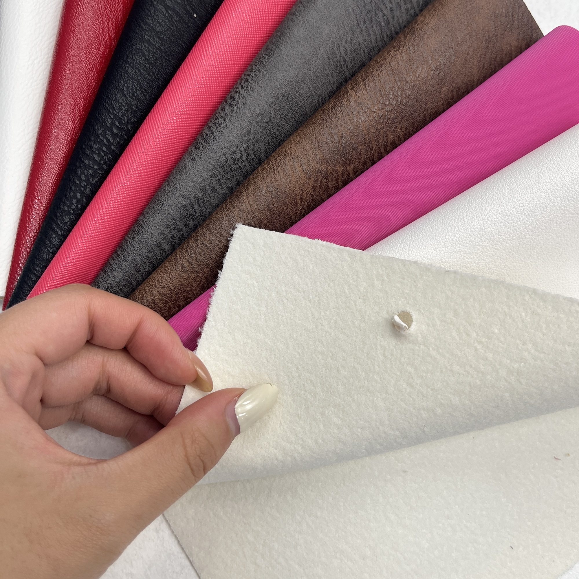 Free Sample Waterproof Skin Pattern Eco Friendly Pvc Leather Fabric