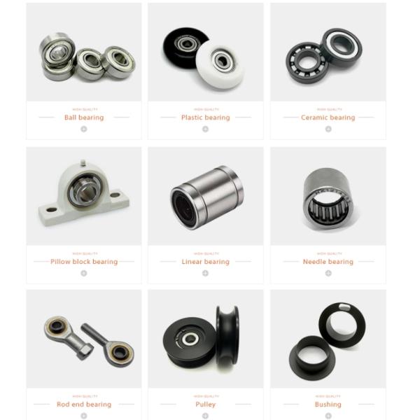 La fan emploient la cage en acier ouverte roulement à billes Résistance à hautes températures