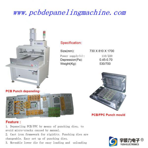 PCB/FPC/LED Punching Machine, Pneumatic Hydraulic Punching Machine 10T,30T,80T YSPE
