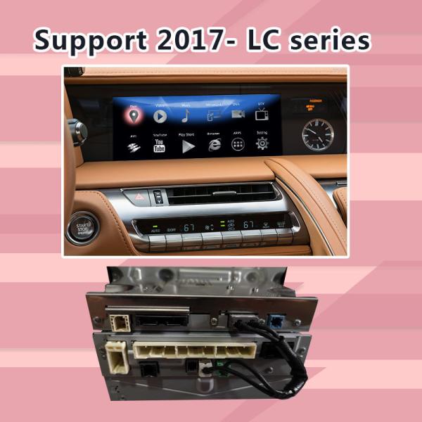 Игра carplay видео- интерфейса коробки навигации Lexus LC500 LC500h GPS беспроводная и андроида автоматическая youtube Google