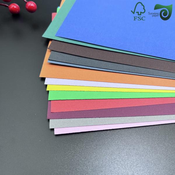 FSC Coated Color Cardboard Coating Card 130gsm 400gsm Colored Cardboard Rolls
