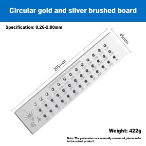 High-Precision Durable Drawing Plate for Versatile Jewelry Forming and Metal Shaping