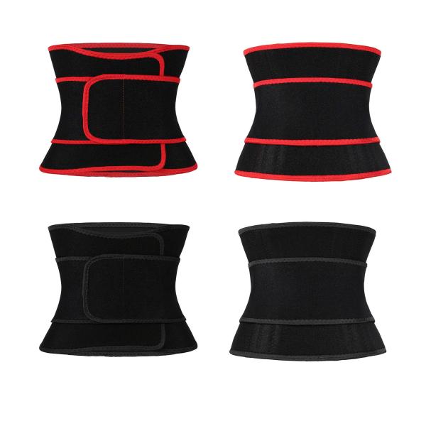 Двойной тренер талии разминки пояса триммера талии велкро вспотел пояс