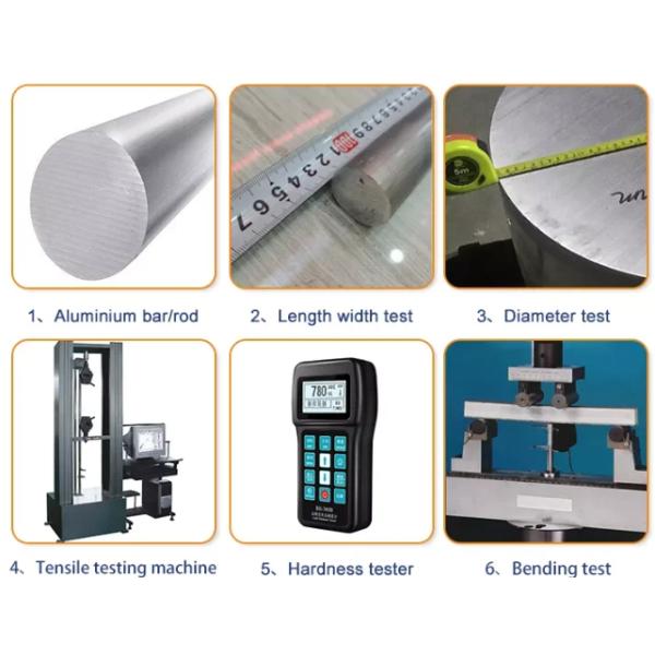 Astm 5082 Алюминиевый стержень Полированная поверхность 80 мм 100 мм Диаметр для строительства