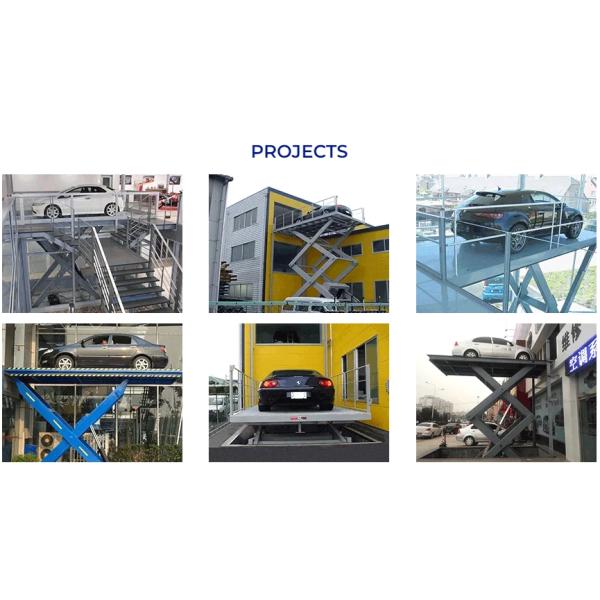 CE Certified Scissor Car Lift for Garages Portable Vehicle Transport