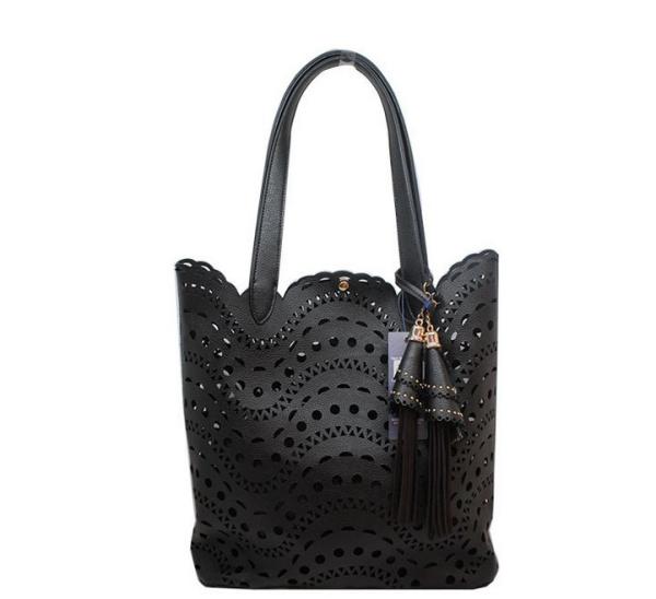 2016 European and American fashion new hollow female casual shoulder bag handbag