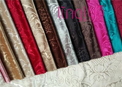 Flower Embossed Italian Velvet Fabric Couch Slipcover Furniture Protector