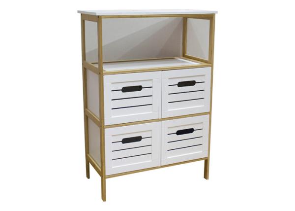 Bamboo And MDF Home Storage Cabinets