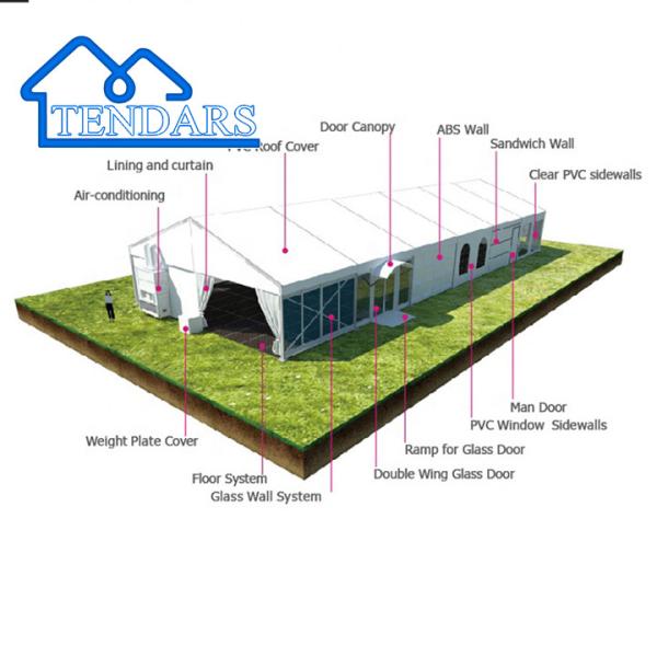 Premium Lawn Party Marquee Tents Galvanized Framework PVC Fabric Removable Sidewall Shelter Canopy