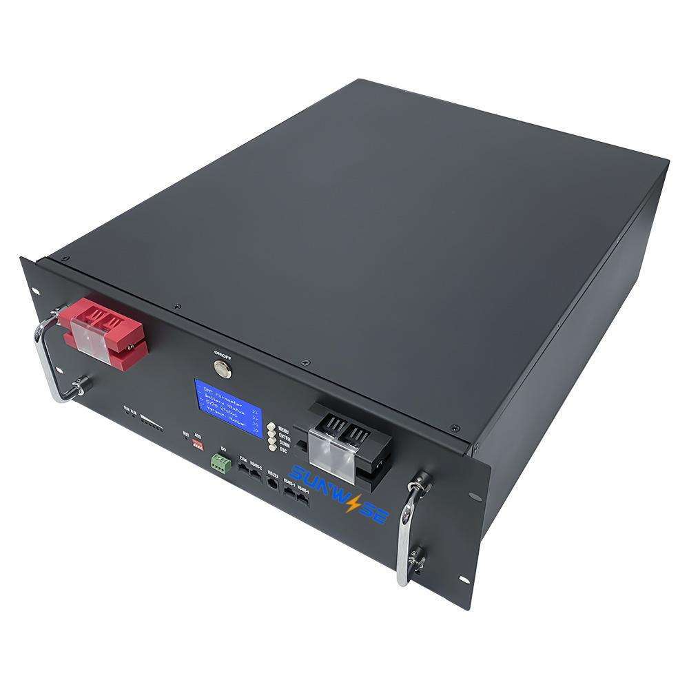 48V Lithium‑ion LiFePO4 Battery 200Ah for Energy Storage, Solar Lithium‑ion Battery with CAN Communication Port for Hybrid Grid