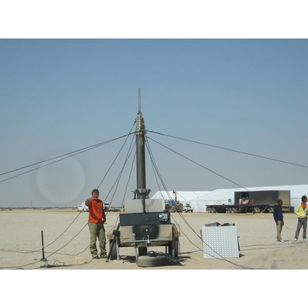 21m pneumatic telescopic mast-30kg payloads NR-3200-21000-30L for mobile telecommunication tower antenna mast tower