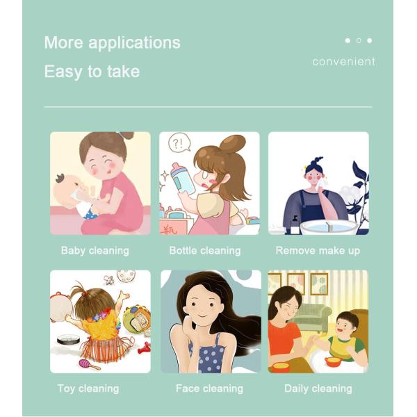 Alcohol Free Baby Cleaning Wipes Spunlace Material For Sensitive Newborn Skin