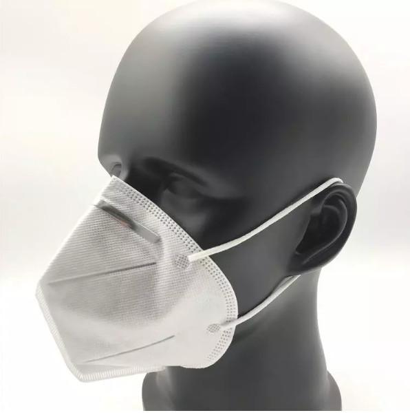 Waterproof Disposable KN95 Face Mask Non  Irritating With Adjustable Nose Piece