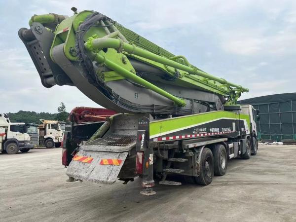 2020 Zoomlion 56m Pompe à béton vert Camion machine de construction Camion pompe montée