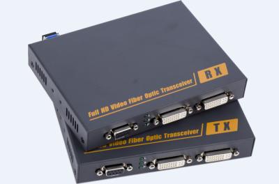 SFP Model 10km DVI Over Fiber Extender 165 * 80 * 30mm Matching Many Display Device