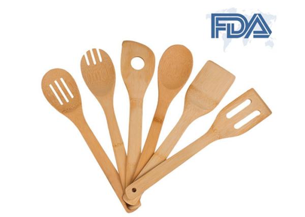 Organic Bamboo Utensil Set Wooden Cooking Spoons and Spatulas Antimicrobial Kitchen Tools Bamboo Kitchen Supplies