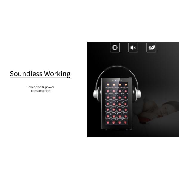 98L Hotel Freestanding Wine Refrigerator , Odorless Wine And Beverage Cooler