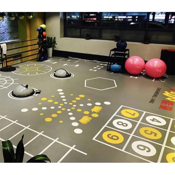 Тяжелая гимнастика Фитнес резиновый пол Мат Прочный SBR с логотипом