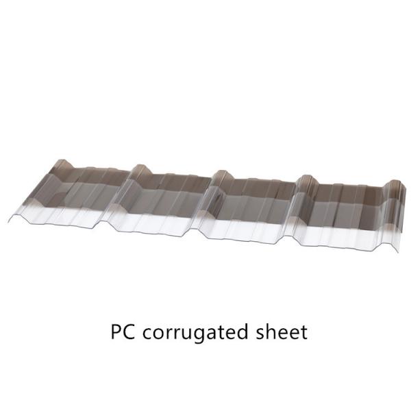 Clear Corrugated Polycarbonate Roof Panels For Patio Corrugated Polycarbonate Sheet
