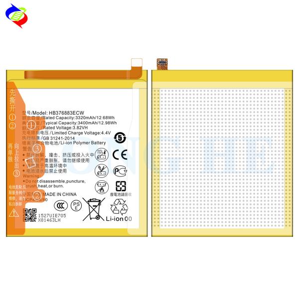 3400mAh Capacity Rechargeable Batteries HB376883ECW for Huawei Ascend P9 Plus VIE-L09 VIE-L29