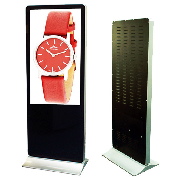 Smart RS232C RJ45 55 Inch free standing plug and play Digital Signage Display 8GB Land Flash