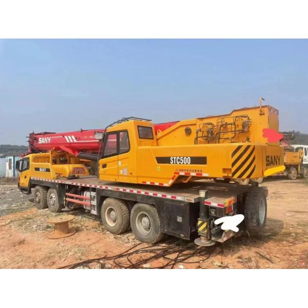 50T Orange Truck Crane in Good Condition and Cost for Construction Equipment Rental